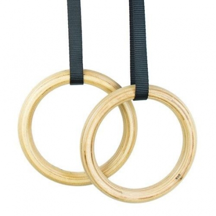 Кольца гимнастические Blackthorn Gym Rings Wood оптом, фото 1