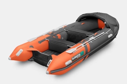 Gladiator E 420 PRO AIR Оранжево-темносерый моторная лодка ПВХ НДНД оптом, фото 2