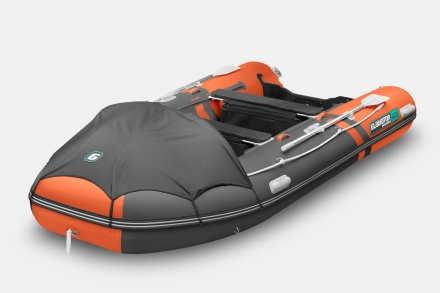 Gladiator E 420 PRO AIR Оранжево-темносерый моторная лодка ПВХ НДНД оптом, фото 1