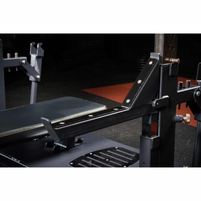 Скамья-стойка домкратная для жима лежа со страховочными упорами Olimpic Bench оптом, фото 4