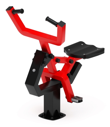 Наездник (красный) - Уличный тренажер - СТ 033-11.П оптом, фото 4