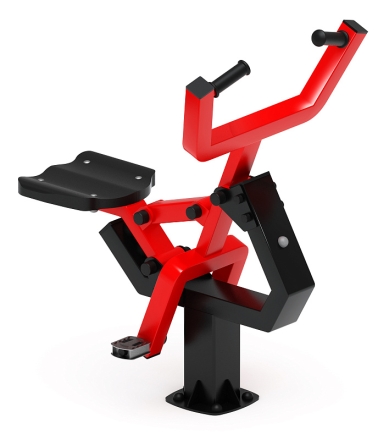 Наездник (красный) - Уличный тренажер - СТ 033-11.П оптом, фото 3