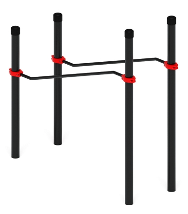 Воркаут ЛОВ 108 красный ВТ 102.03-01 оптом, фото 4