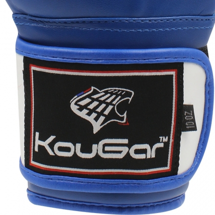 Перчатки боксерские KouGar KO300-6, 6oz, синий оптом, фото 7
