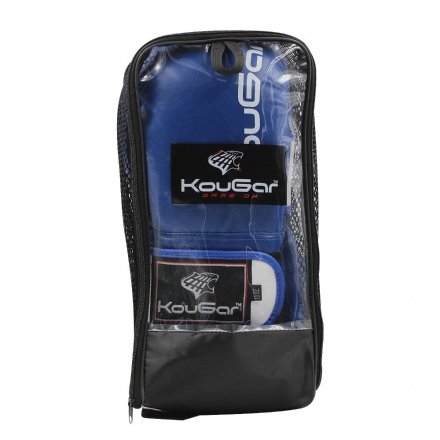 Перчатки боксерские KouGar KO300-6, 6oz, синий оптом, фото 3
