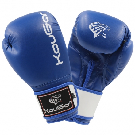 Перчатки боксерские KouGar KO300-6, 6oz, синий оптом, фото 1
