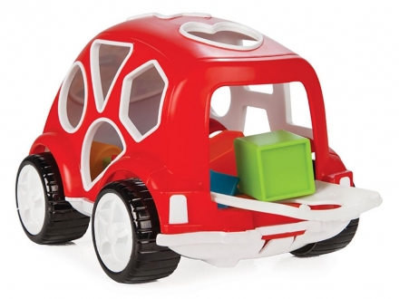 Машинка с геометрическими фигурами и Нилоя Pilsan Shape Sorter Car (03-186) оптом, фото 2