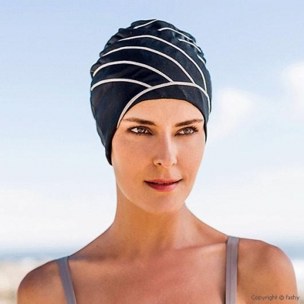 Шапочка для плавания женская &quot;FASHY Exclusive swimcap&quot;, полиамид, эластан, черный оптом, фото 1