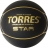 Мяч баск. &quot;TORRES Star&quot; арт.B32317, р.7, 7 панел.,ПУ-композит, нейлон. корд, бут.кам., черно-золотой оптом