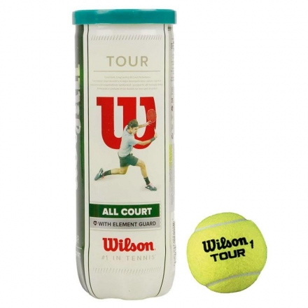 Мяч теннисный WILSON All Court 3B, одобрен ITF, фетр оптом, фото 1