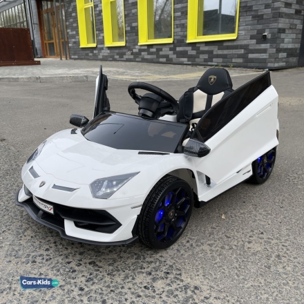 Электромобиль Lamborghini Aventador SVJ A333MP белый оптом, фото 7