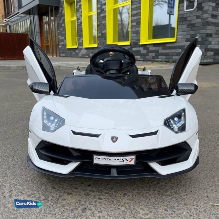 Электромобиль Lamborghini Aventador SVJ A333MP белый оптом, фото 6