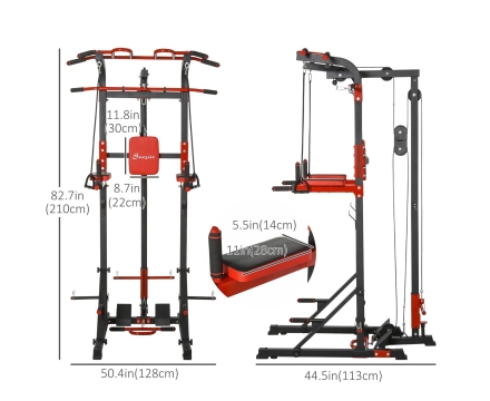Турник-брусья, тяга сверху DFC HOMEGYM HOMCOM оптом, фото 2