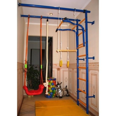 Детский спортивный комплекс Городок Babysport Г-образный с креплением к стене   оптом, фото 1