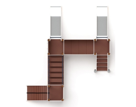 Детская игровая площадка Королевство (Картонное) ДИК 1.15.03-12 H=900 оптом, фото 5