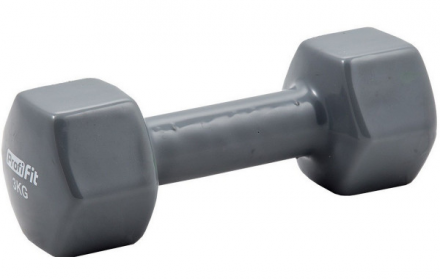Гантель в виниловой оболочке PROFI-FIT 3 кг оптом, фото 1