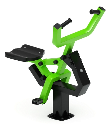 Наездник (зеленый) - Уличный тренажер - СТ 033-12.П  оптом, фото 3