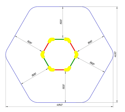 Песочница ПС-33 для детской площадки оптом, фото 2