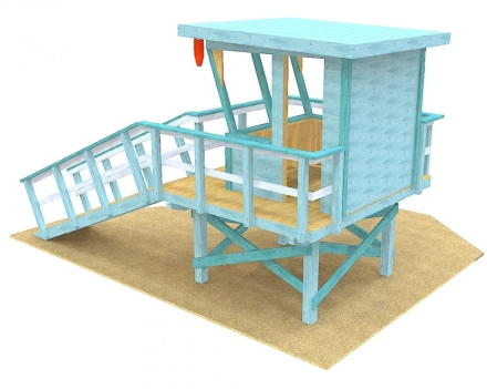 Игровой комплекс TORUDA WOOD Башня спасателя оптом, фото 2