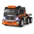Электромобиль Mercedes-Benz Axor F Race с прицепом оранжевый оптом