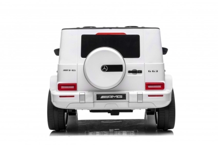 Детский электромобиль Mercedes G63 AMG 4WD 24V - S307-WHITE оптом, фото 4