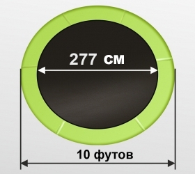 ARLAND Батут 10FT с внешней страховочной сеткой и лестницей (Light green) оптом, фото 2