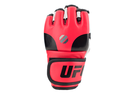 (UFC Перчатки MMA тренировочные с открытой ладонью красные S/M) оптом, фото 1