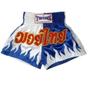 Трусы Muay Thai TWINS Duo colours long with flame оптом, фото 1
