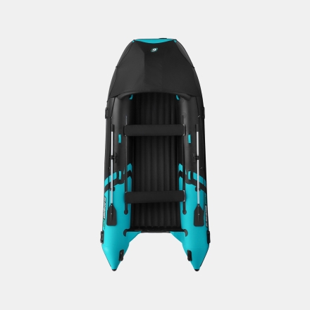 Gladiator E 420 PRO AIR Черно-бирюзовый моторная лодка ПВХ НДНД оптом, фото 5