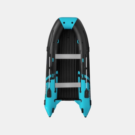 Gladiator E 420 PRO AIR Черно-бирюзовый моторная лодка ПВХ НДНД оптом, фото 3
