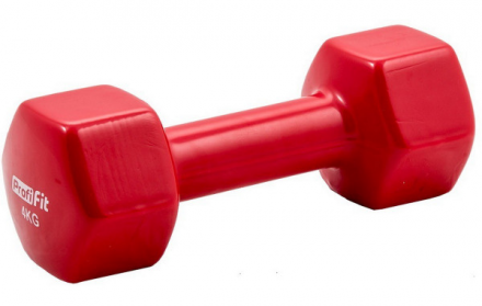 Гантель в виниловой оболочке PROFI-FIT 4 кг оптом, фото 1