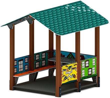 Домик большой 1 (Город) МФ 10.01.07-01 оптом, фото 3