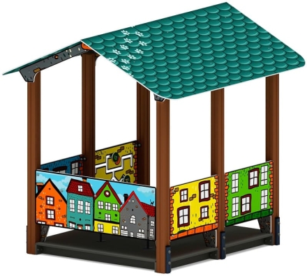 Домик большой 1 (Город) МФ 10.01.07-01 оптом, фото 2