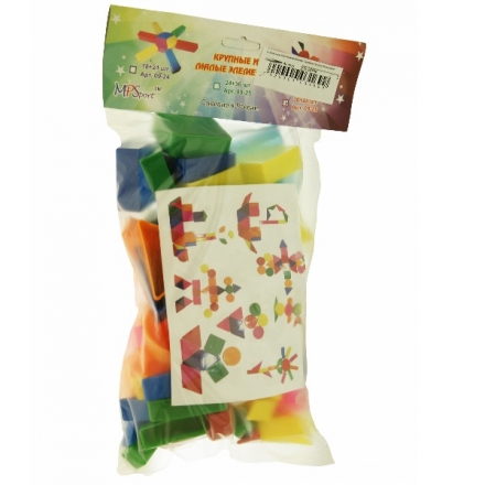 Развивающая игра мозаика Веселая Геометрия 30 плюс 48 элеметов оптом, фото 1