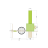 Детский игровой комплекс UNIX Kids (6 in 1) Light Green оптом
