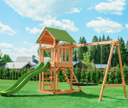 Детский игровой комплекс UNIX Kids (6 in 1) Light Green оптом, фото 9