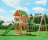 Детский игровой комплекс UNIX Kids (6 in 1) Light Green оптом
