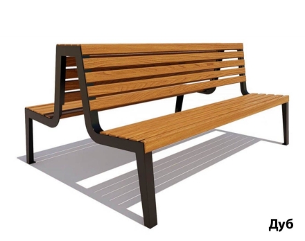 Парковая скамейка Магадан, Сосна 1,8 м оптом, фото 5