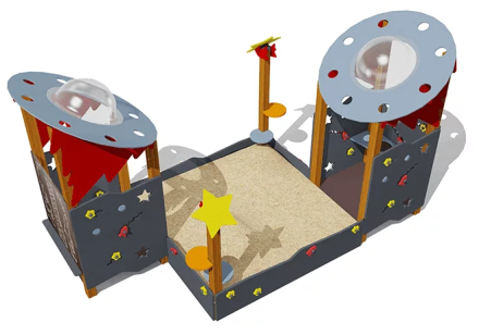 Песочный дворик ВСТ 4131 для детской площадки оптом, фото 1