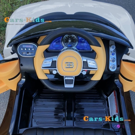 Электромобиль Bugatti Chiron HL318 белый оптом, фото 6