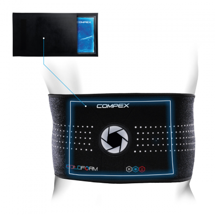 Бандаж спины Compex COLDFORM BACK с гелевым вкладышем,размер L/XL, арт. 3-0028-LXL-FG оптом, фото 1