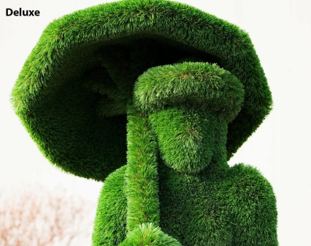 Топиари леди с зонтиком, Элизабет, платье № 4 - газон Eco оптом, фото 5