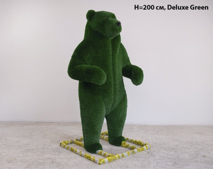 Топиари Медведь цирковой, h=200 - газон Deluxe/Deluxe Green оптом, фото 4