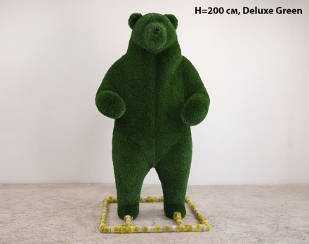 Топиари Медведь цирковой, h=200 - газон Deluxe/Deluxe Green оптом, фото 3