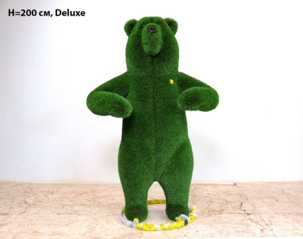 Топиари Медведь цирковой, h=200 - газон Deluxe/Deluxe Green оптом, фото 1