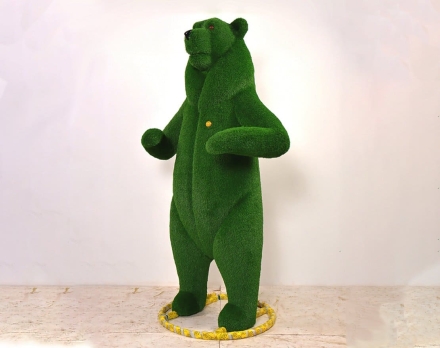 Топиари Медведь цирковой, h=200 - газон Deluxe/Deluxe Green оптом, фото 8