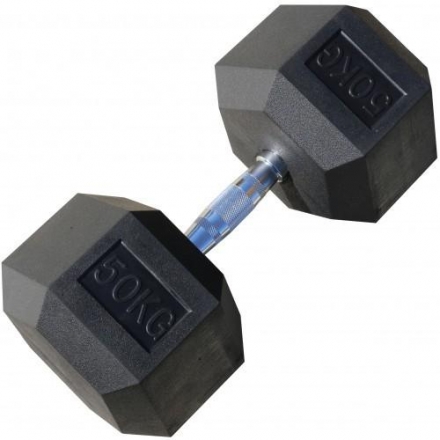 Гантель гексагональная обрезиненная ZSO, 70 кг оптом, фото 1