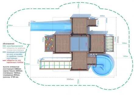 Игровой комплекс серия F модель 1 оптом, фото 6