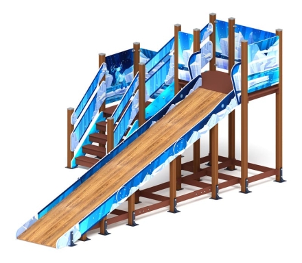 Горка Зима (снежная королева)(под анкера) - ИО 49.01.02-04.И1 - Н=2000 оптом, фото 2