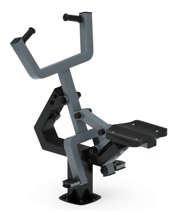 Наездник (серый) - Уличный тренажер - СТ 033-13.П  оптом, фото 1